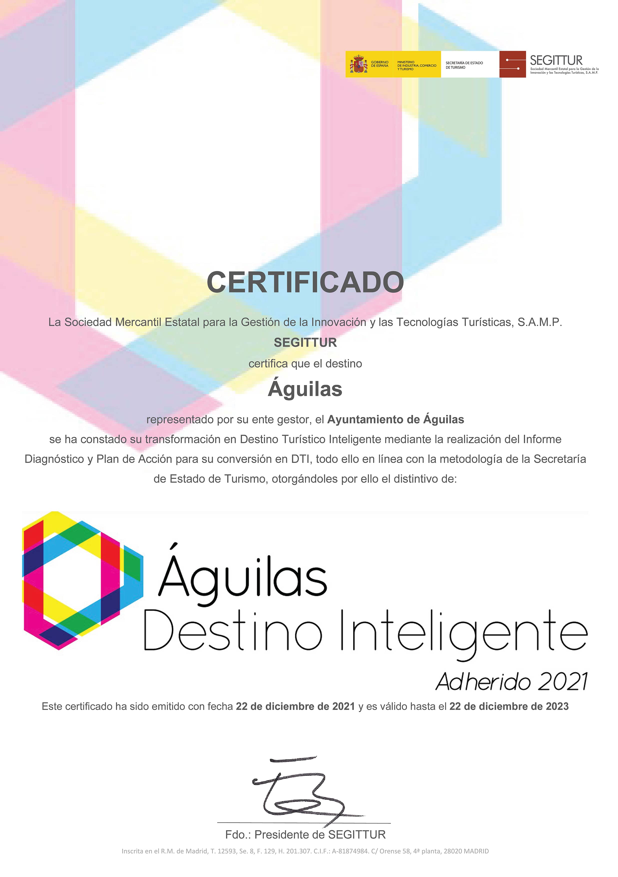 Certificado DTI