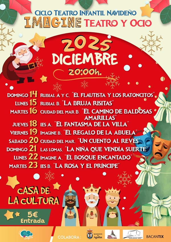 CICLO DE TEATRO INFANTIL NAVIDE�O IMAGINE TEATRO Y OCIO
