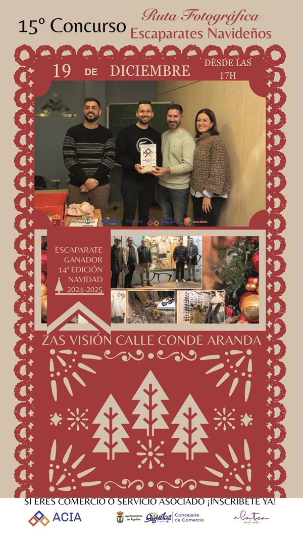 XV CONCURSO RUTA FOTOGR�FICA ESCAPARATES NAVIDE�OS 
